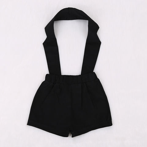 Black & White Striped Clothing Set 2 Pcs For Girls (0-8 Years)