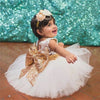 Cute Party Bow Frill Frock For Girls (0-8 Years)